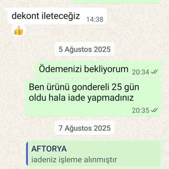 Yanlış Ve Eksik Gönderilen Ürünler Sonrası Para İadesi Yapılmıyor