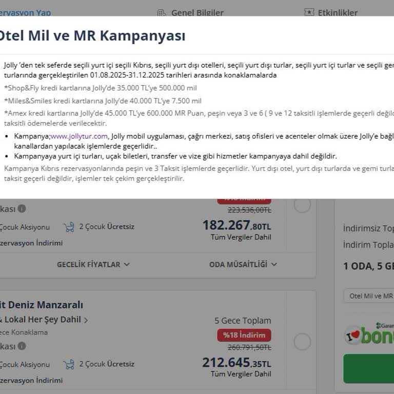Kampanya Şartlarının Gizlenmesi Ve Mil Puanının Yüklenmemesi Nedeniyle Mağduriyet