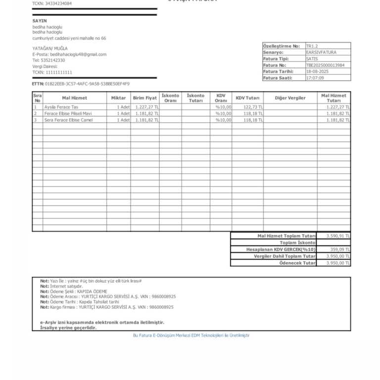 Yanlış Beden Ve Düşük Kalite Ferace Mağduriyeti