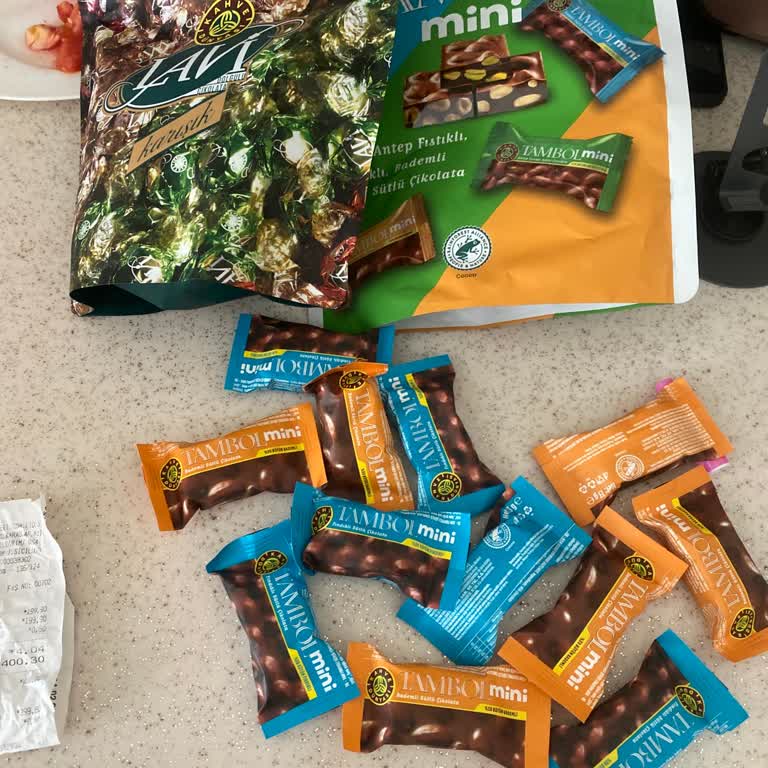 Aldığım Mini Çikolata Paketinde Antepfıstıklı Çeşidi Hiç Yoktu