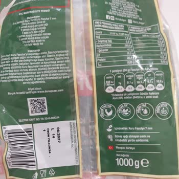 Satın Aldığım Kuru Fasulyede Kalite Sorunu Ve Müşteri Hizmetlerinden Dönüş Alamama