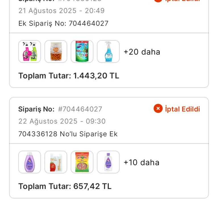 Sebepsiz Sipariş İptaliyle Mağduriyet Ve İndirim Kaybı Yaşadım