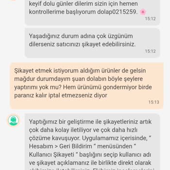 Satıcının Keyfi İptali Ve Dolap'ın Yetersiz Müşteri Desteği Mağduriyeti