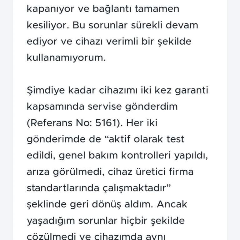 Redmi Note 14 Cihazımda Sürekli Bağlantı Kopması Ve Servis Çözüm Bulamıyor