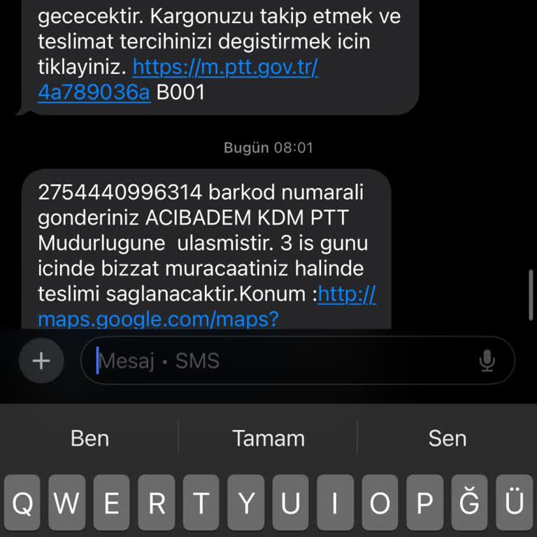 PTT Kargo Teslim Edilmeyen Sağlık Cihazı Ve Yanıltıcı Dağıtım Bilgisi Mağduriyeti