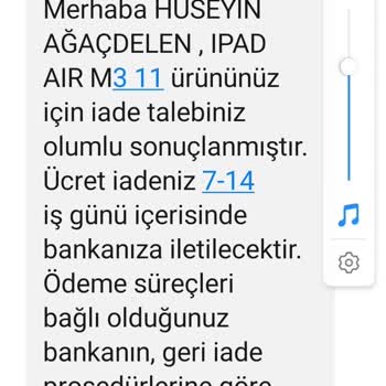 İade Edilen İpad Ücretim Yasal Süre Geçmesine Rağmen Hala Yatırılmadı