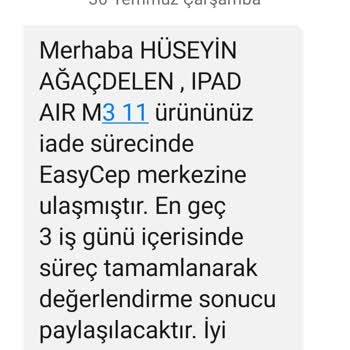 İade Edilen İpad Ücretim Yasal Süre Geçmesine Rağmen Hala Yatırılmadı