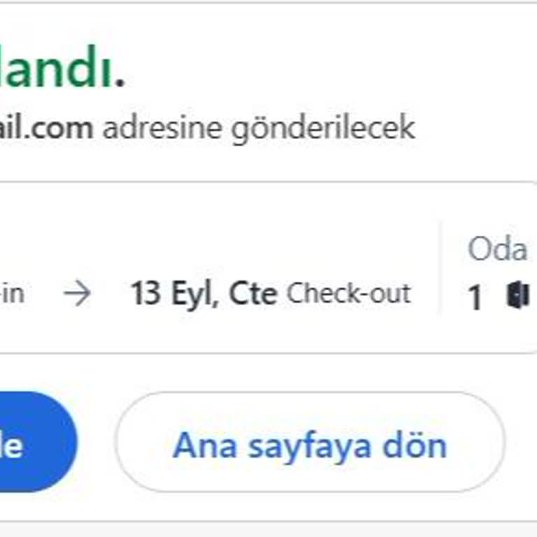Yanlış Tarihli Rezervasyonun İptali Ve Ücret İadesi Talebi
