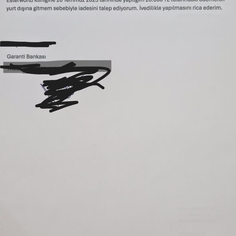 Ayak Bakımı İşlemi İçin Ücret İadesi Yapılmıyor, Muhatap Bulamıyorum