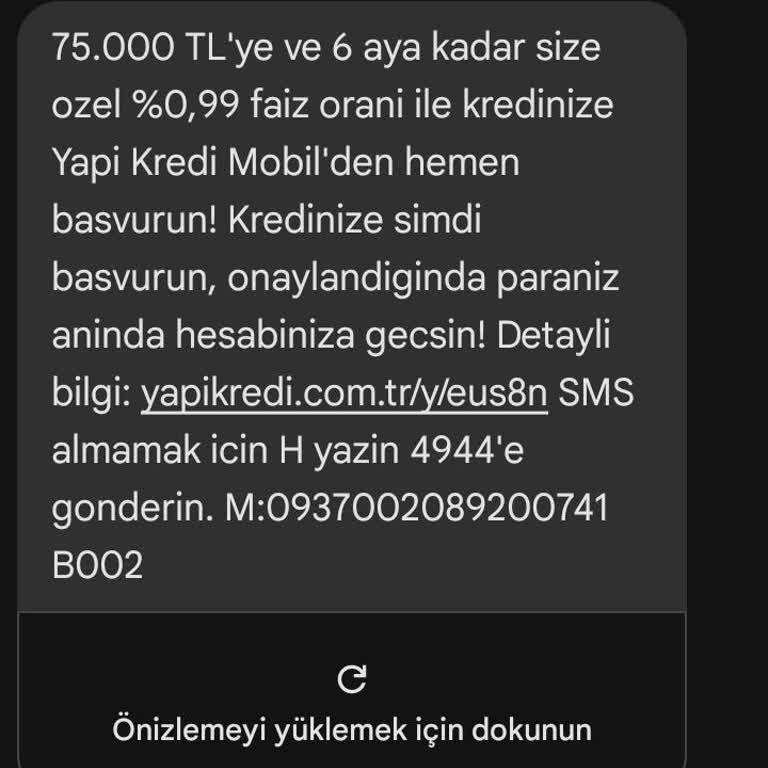 Yanıltıcı Kredi SMS’i İle Mağduriyet Ve Bilgilendirme Eksikliği