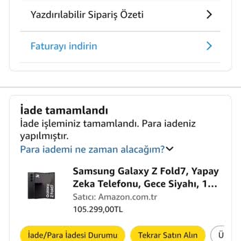 Amazon Türkiye'den Aldığım Telefonun Teslimat Ve İade Sürecinde Yaşadığım Mağduriyet