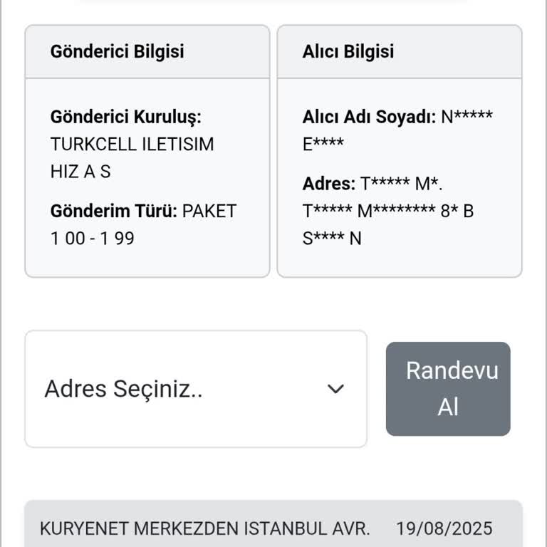 Geciken Teslimat Ve Yetersiz Destek Nedeniyle Mağduriyet Yaşıyorum