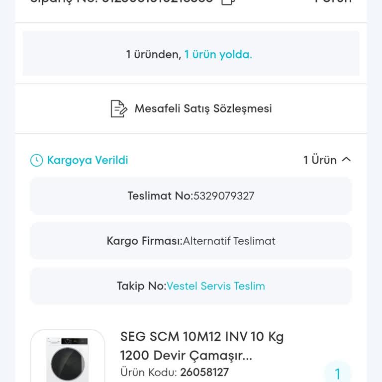 Yanlış Adrese Gönderilen Çamaşır Makinesi Teslimat Sorunu Çözülmüyor