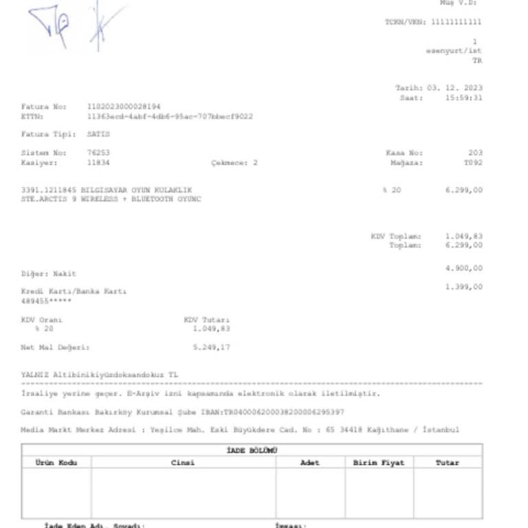 Garanti Süresi Devam Eden Kulaklığımın Yerine Yenisi Verilmedi, Mağdur Edildim