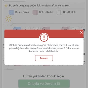 Cam Kenarı Koltuk Seçimi Engellendi Mağduriyet Yaşadım