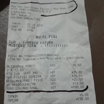 A101'den Aldığım Dondurulmuş Uskumru Bozuk Çıktı, Sağlığımız Tehlikede