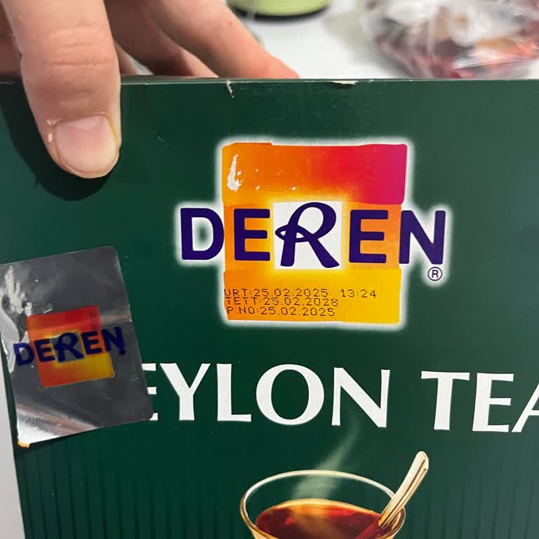 Şok Market 'ten Aldığım Çay Paketinden Antep Fıstığı Kabuğu Çıktı