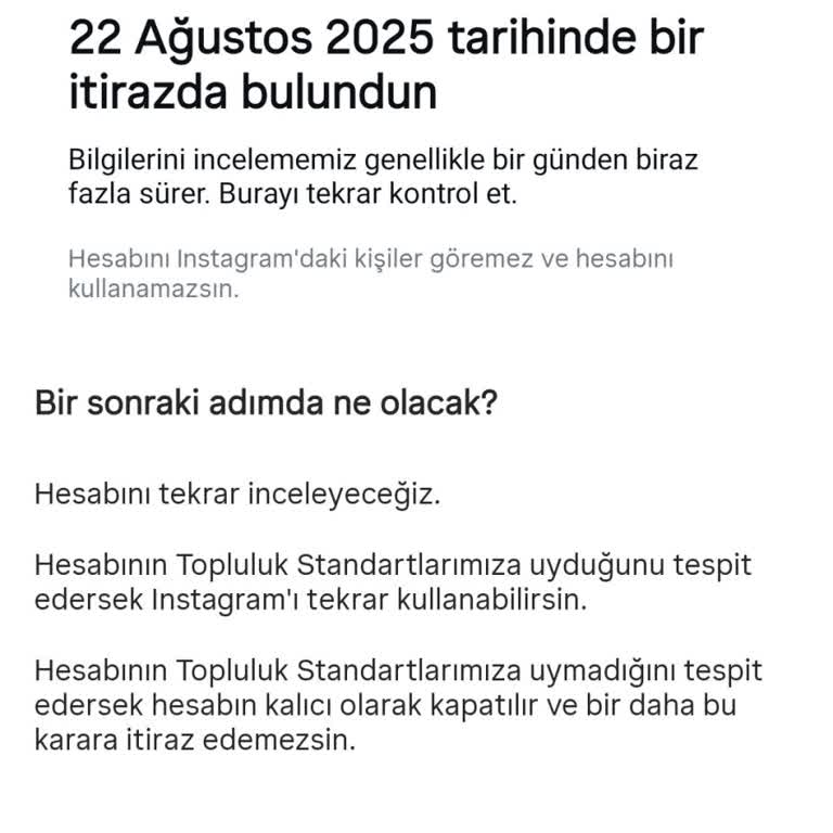 Instagram Hesaplarım Sebepsiz Yere Sürekli Kapatılıyor, Mağdurum!