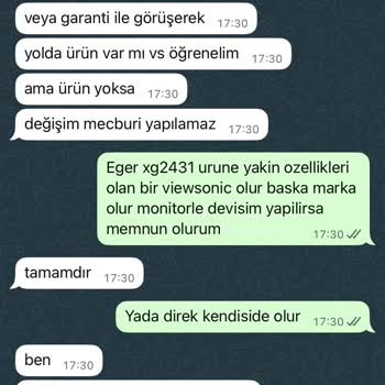 Sıfır Diye Aldığım Monitör Arızalı Çıktı Değişim Ve İade Süreci Mağduriyet Yaşattı