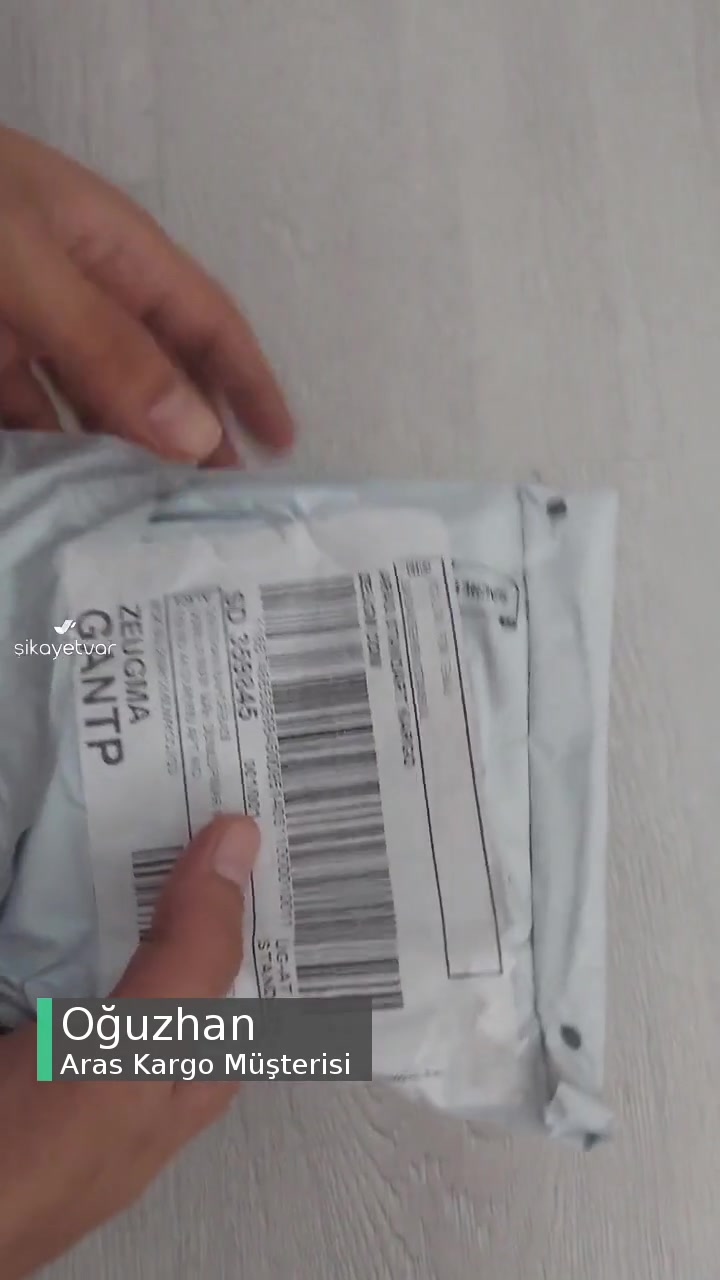Aras Kargo Açılmış Paket İçinden Ürün Alınmış Tekrar Bantlanmış videonun kapak resmi
