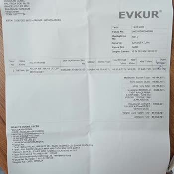 Hasarlı Motosiklet Teslimatı Sonrası İade Ve Masraf İadesi Talebim Reddedildi