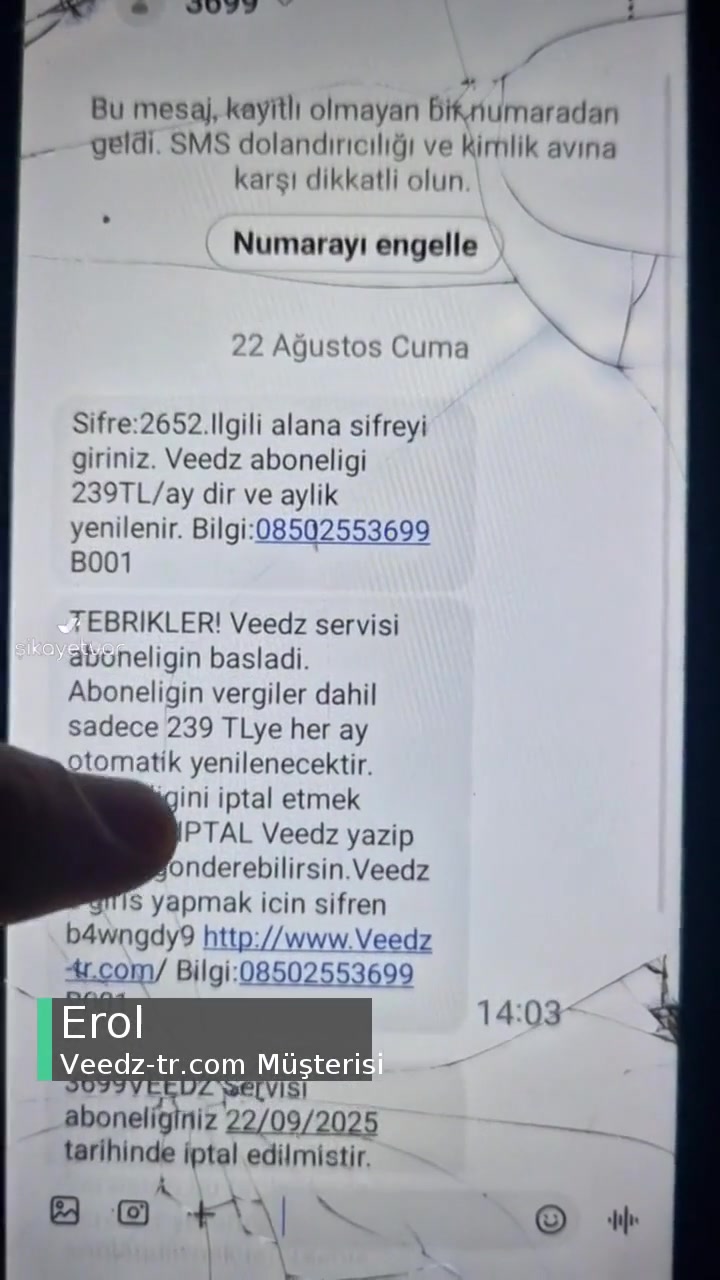 Veedz-tr.com Haksız Para Çekimi Ve İade Talebi videonun kapak resmi