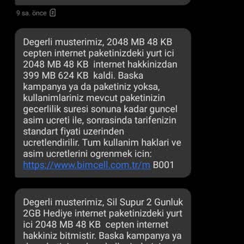 Kazandığım İnternet Paketi Kullanılamadı, Mağduriyetimin Giderilmesini İstiyorum