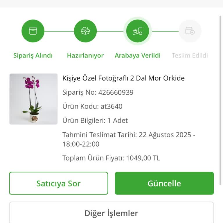 Özel Günde Teslim Edilmeyen Orkide Siparişi Mağduriyet Yarattı