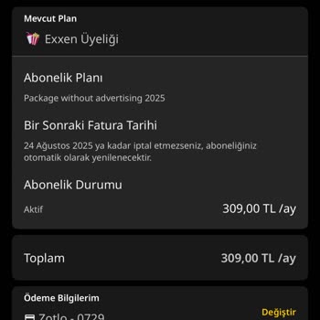 Exxen Üyelik İptali Gerçekleşmiyor, Hatalı Sistem Ve İletişimsizlik