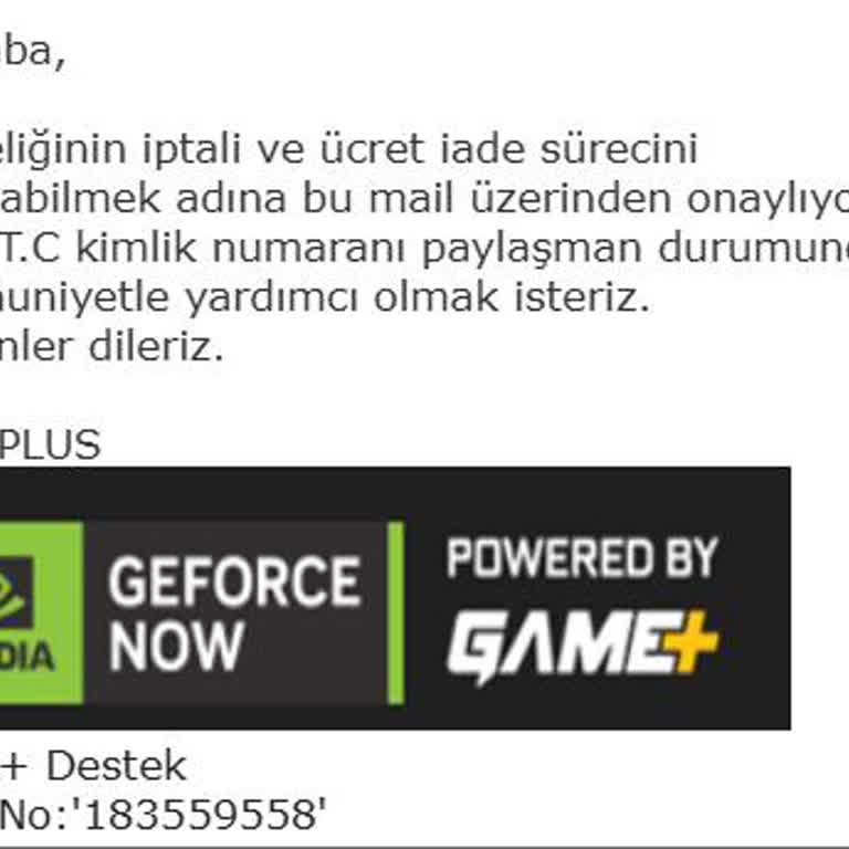 Geforce Now Powered By Game+ Yanlışlıkla Yapılan Satın Alma Sonrası Güvensiz İade Süreci