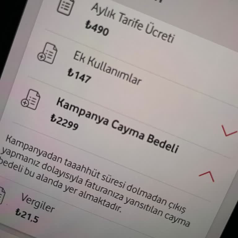 Bilgilendirme Yapılmadan Cayma Bedeli Yansıtılması Ve Mağduriyet