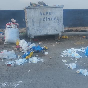 Alpu Belediyesi'nde Çöp Sorunu Ve Yetersiz Temizlik Hizmeti