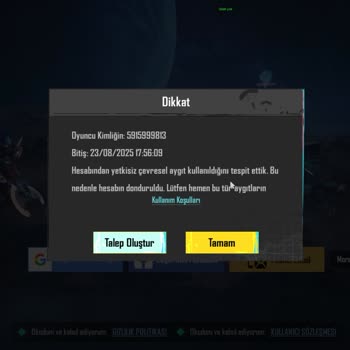 PUBG Mobile Hesabımda Tekrarlayan Haksız Ban Sorunu