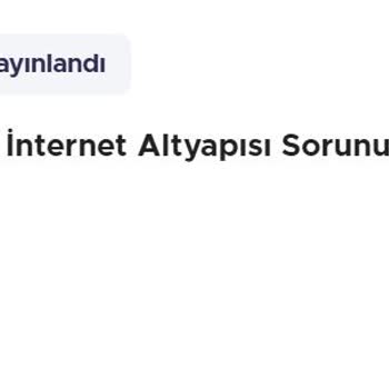 3 Yıldır Çözülemeyen İnternet Altyapı Sorunu Mağduriyeti
