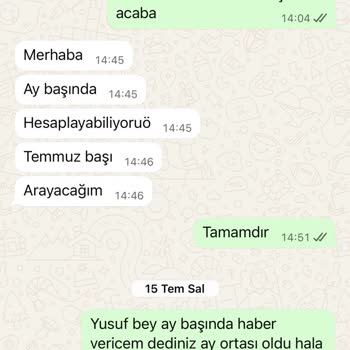 Eminevim Üsküdar Şubesi'nden Geri Dönüş Alamıyorum, Mağduriyet Yaşıyorum