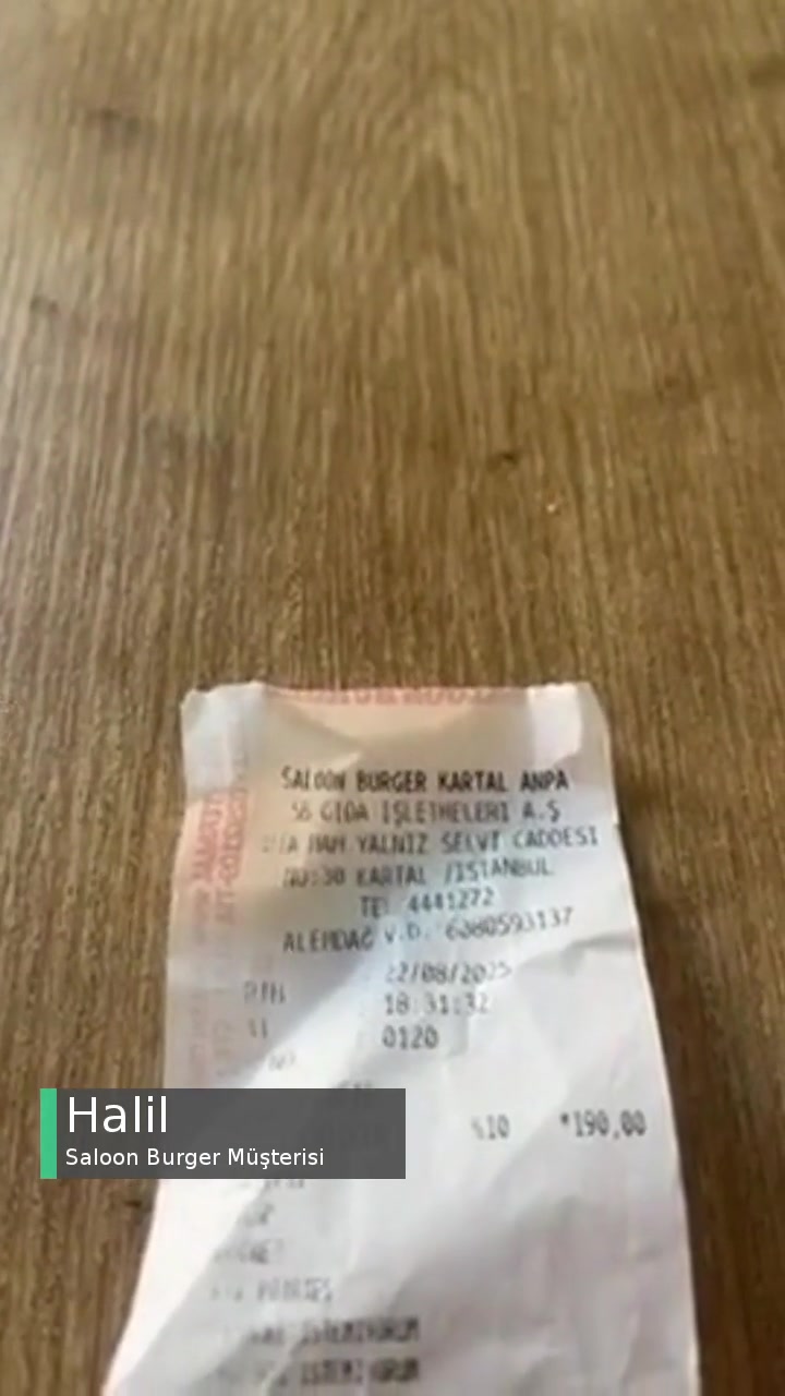 Saloon Burger Beklemiş Ürün Satıyor videonun kapak resmi