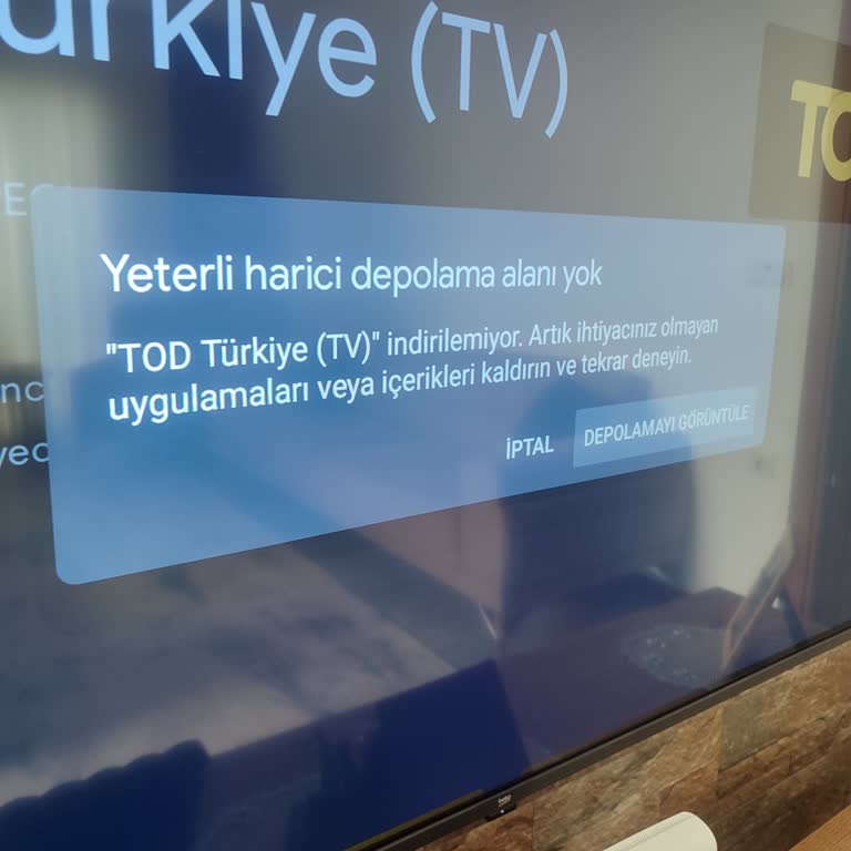 Beko Televizyonda Uygulama Yüklenemiyor Ve Depolama Hatası