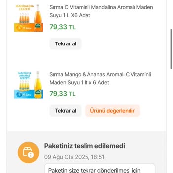 Siparişim İki Kez Teslim Edilmedi Mağduriyetim Artıyor