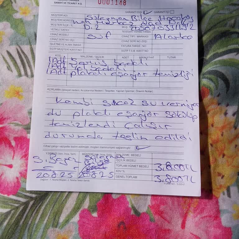 Yetkili Servis Ücretlendirmesi Ve Garanti Kapsamında Mağduriyet