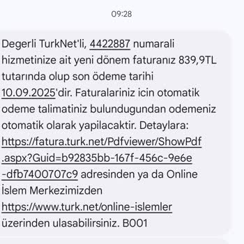 Anlaşmalı Fiyatın Üzerinde Fatura Ve Yetersiz Müşteri Hizmeti Nedeniyle Mağduriyet