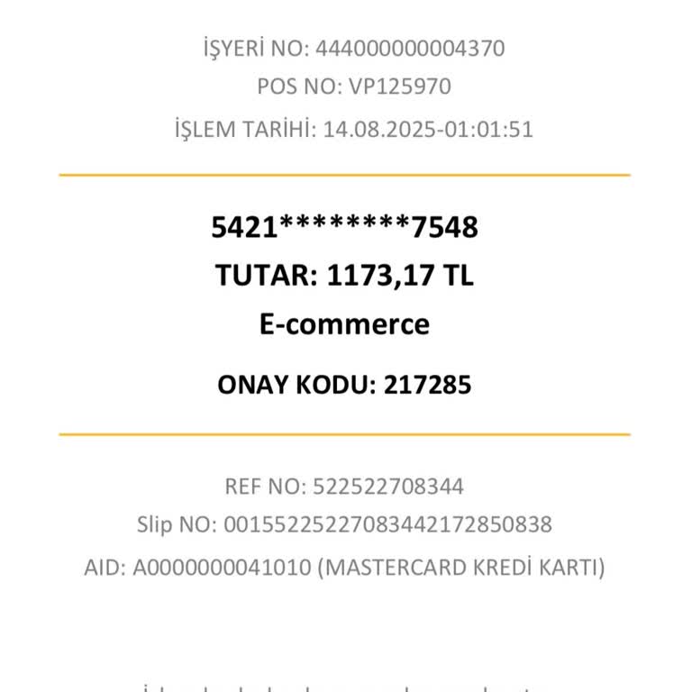 Başarısız Sipariş Sonrası Çekilen Ücretin İadesi Yapılmıyor