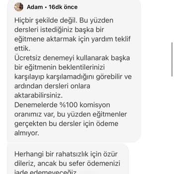Kullanmadığım Derslerin Ücretinin İadesi Yapılmıyor