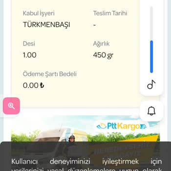PTT Kargo Teslim Edilmeyen Ürün Ve İade Talebim