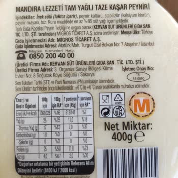 Migros Hemen Siparişimde Küflü Kaşar Peyniri Teslim Edildi Çözüm Bekliyorum