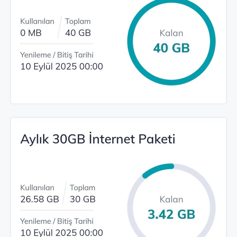 Kısa Sürede Tükenen İnternet Kotam İçin Çözüm Bekliyorum