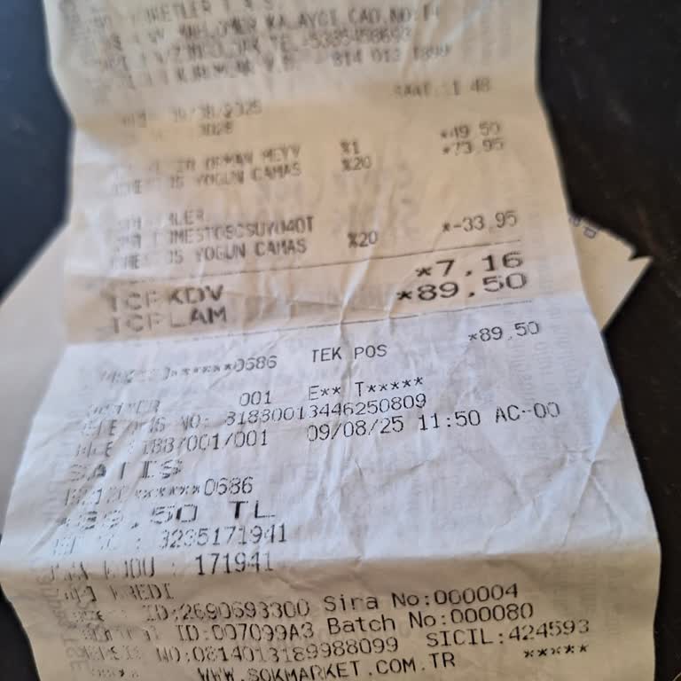 Şok Market'te Kredi Kartımdan Fazla Ücret Çekildi, İade Yapılmadı