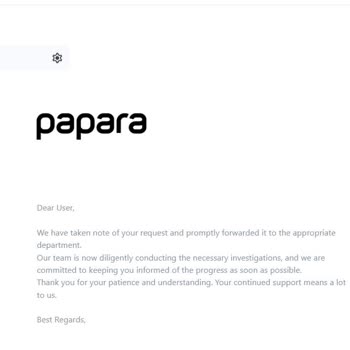 Papara Closed My Account and Blocked My Money - Refund Request
