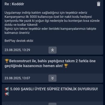 Betplay Promokod Kampanyasında Kodlar Paylaşılmadı, Mağduriyet Yaşadım