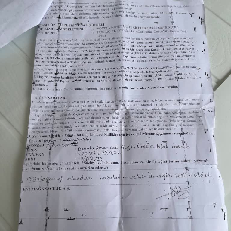 Satın Alınan Elektrikli Mopedin Teslimatı 37 Gündür Yapılmadı