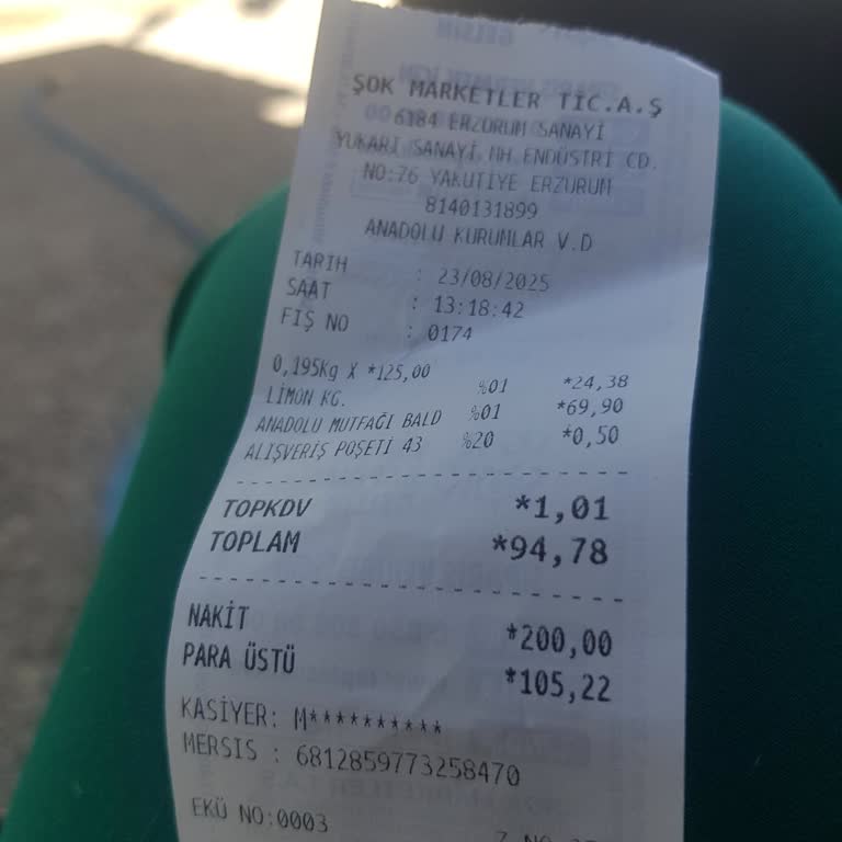 Şok Market Erzurum Şubesinde Hijyen Sorunu Ve Sağlık Riski